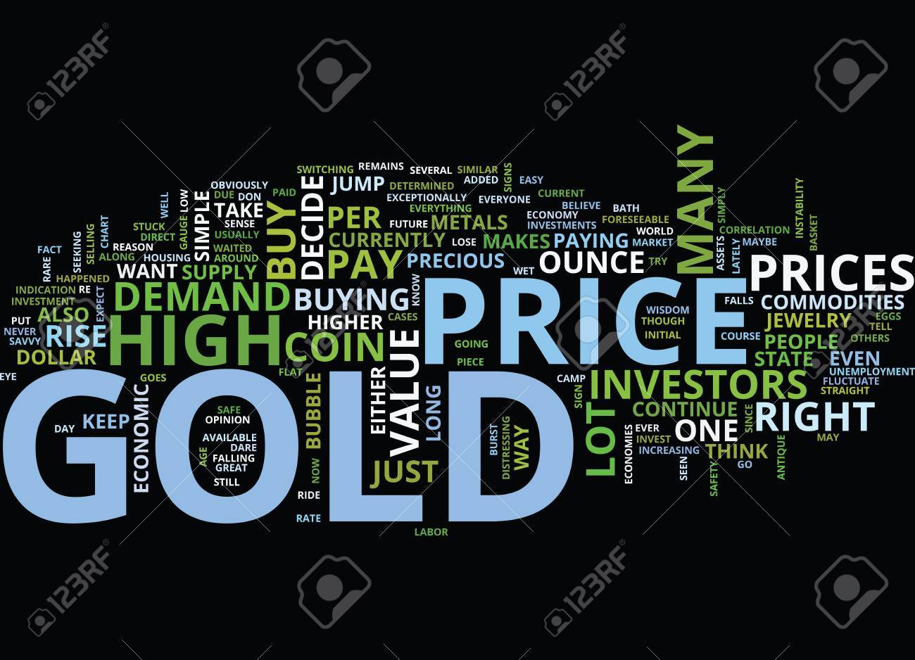 Gold Price Dare To Ride The Bubble Maybe Text Background Word