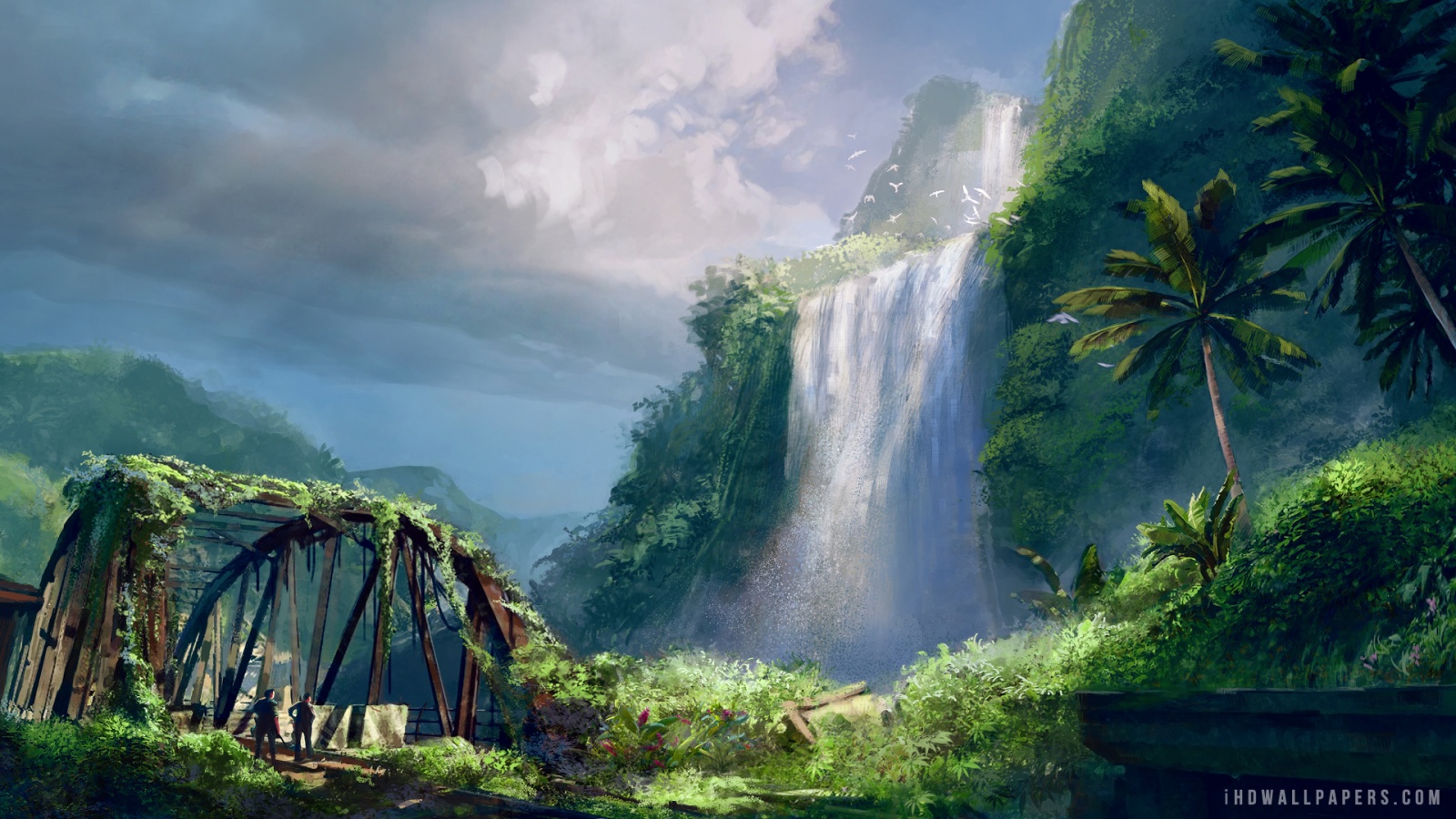 Far Cry 3 Waterfalls HD Wallpaper   iHD Wallpapers 1600x900