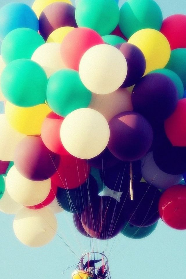 Colorful Balloons HD Cool Wallpaper iPhone Colourful