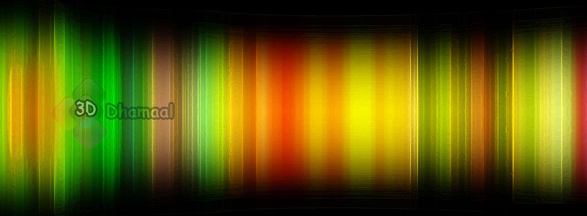 3d Wallpaper HD Colorful Fading Timeline Cover