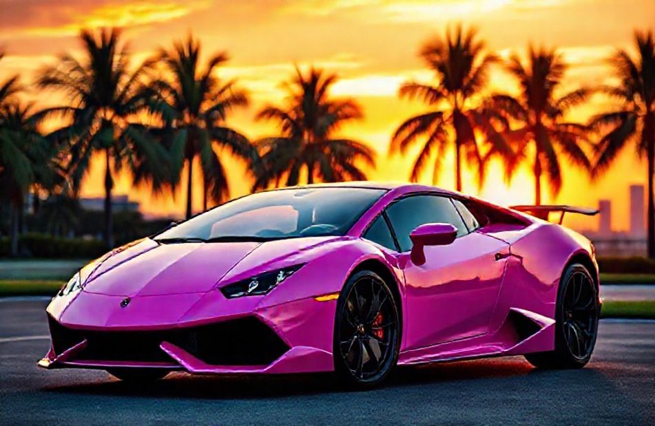 Pink Lamborghini Wallpaper