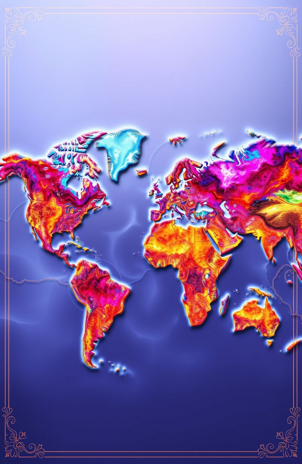 World Map Hd Wallpaper