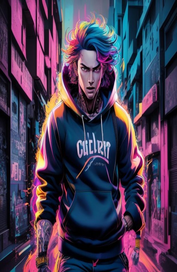 Anime Guy With Hoodie Wallpaper