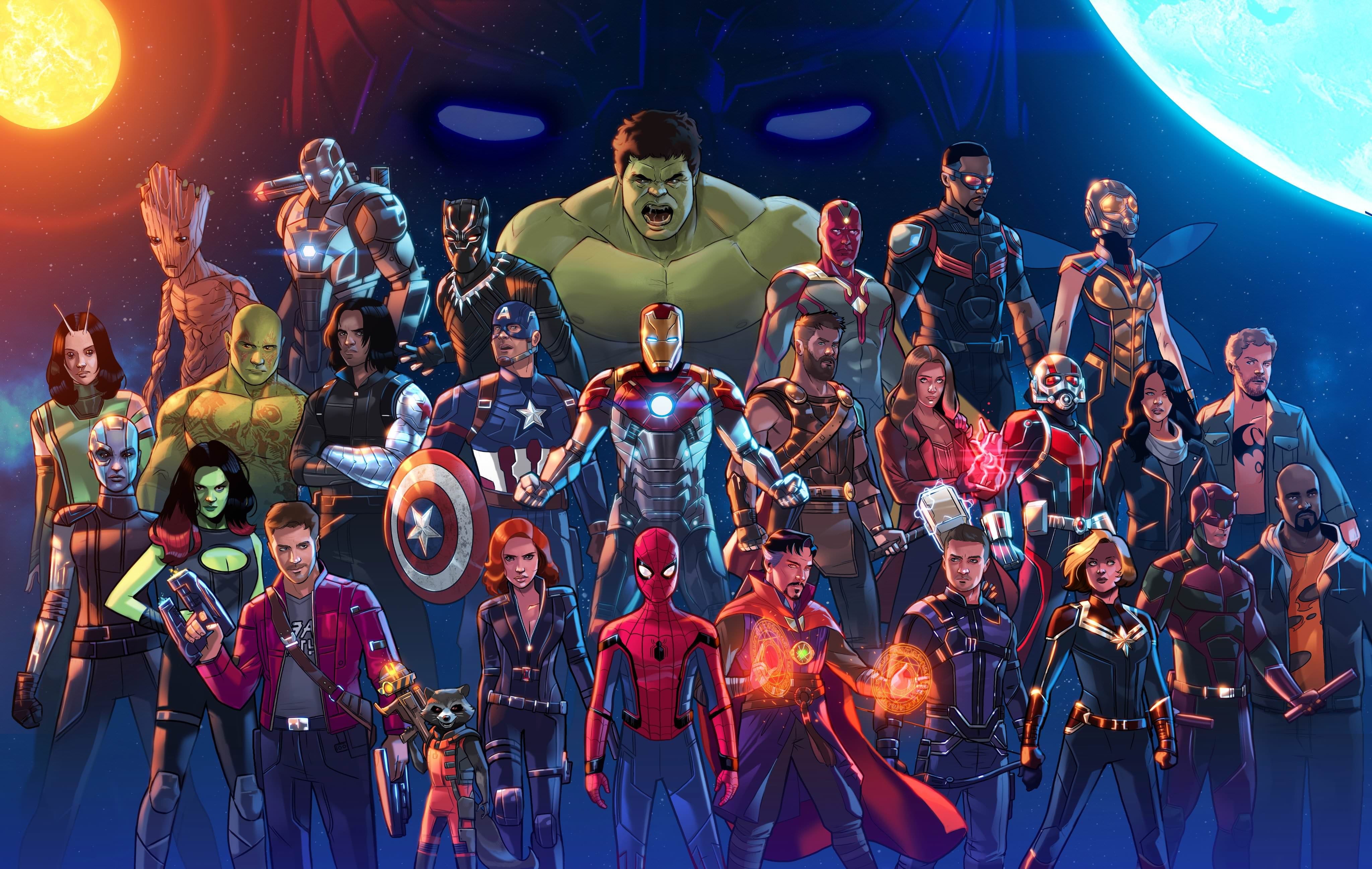 Marvel Universe Wallpaper On