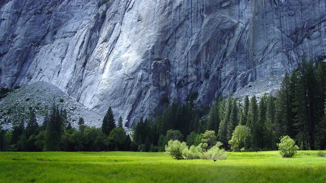 1366x768 Yosemite National Park Scenery desktop PC and Mac wallpaper 1366x768