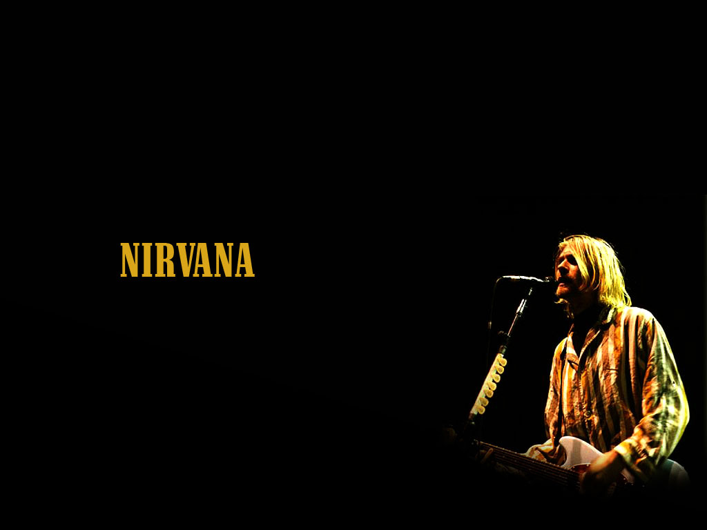 Fotos   Nirvana Kurt Cobain Singing Hd Wallpaper With