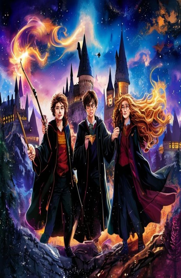 Harry Ron And Hermione Wallpaper