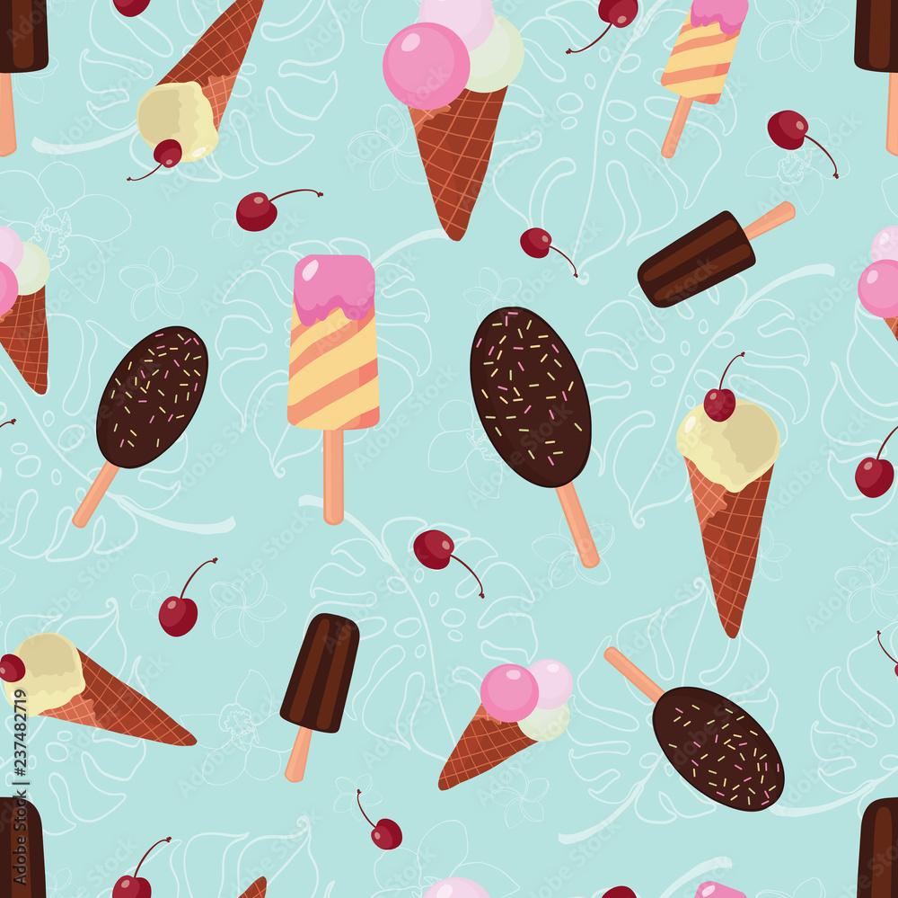 Free download Summer ice cream seamless pattern Great for yummy summer ...