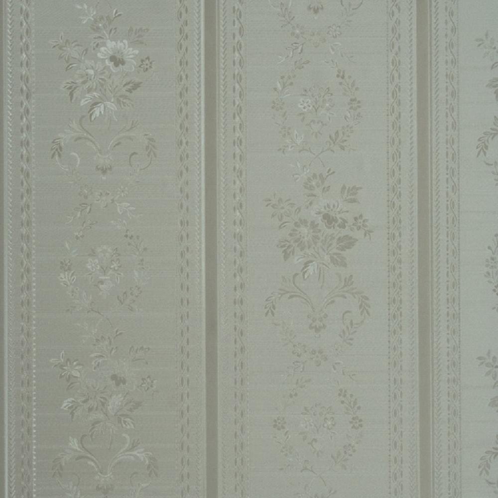 Bn Wallcoverings Treasures Floral Stripe Textured Wallpaper