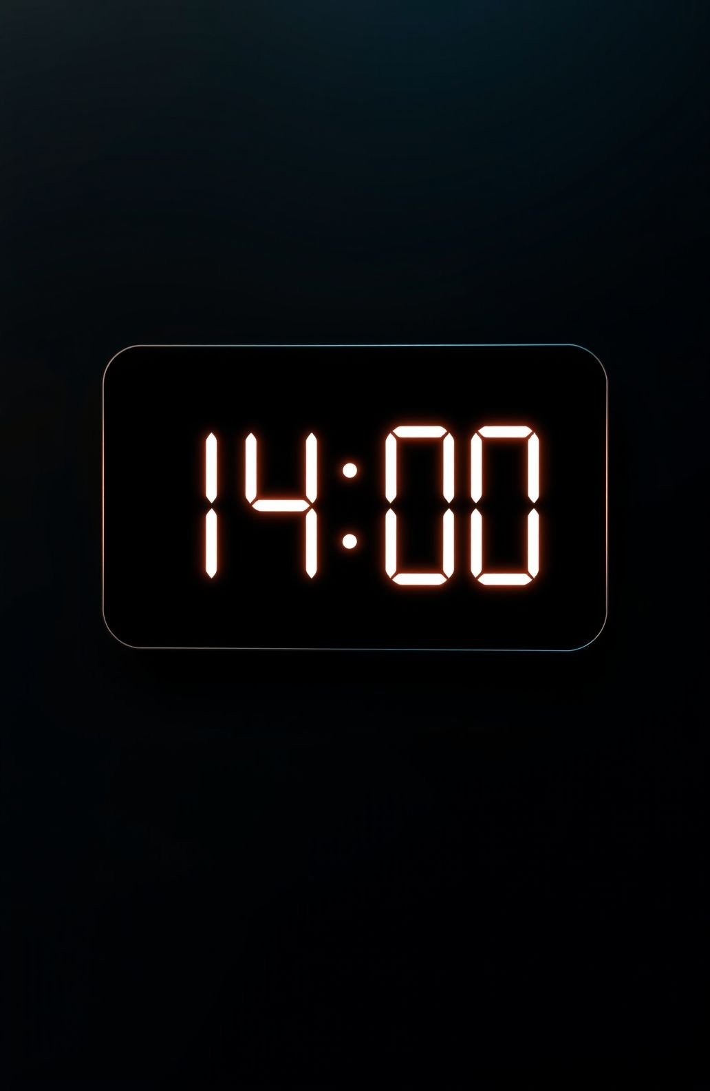 Digital Clock Wallpaper