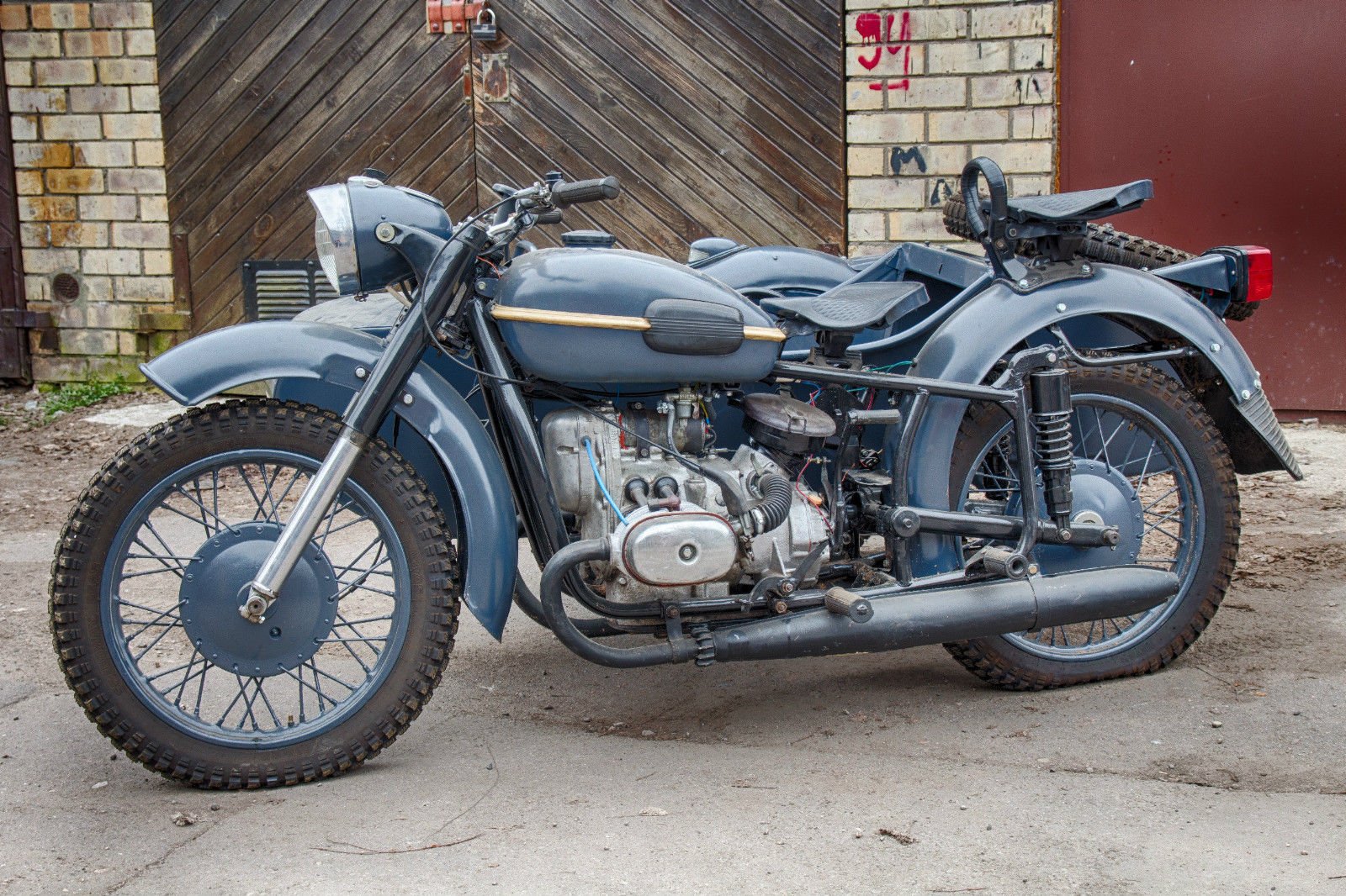 Dnepr Mt Vintage Soviet Army Motorcycle Custom Motorbike