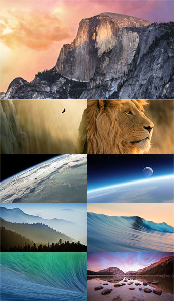 Mac Os X Yosemite Wallpaper Set Mb Olarak