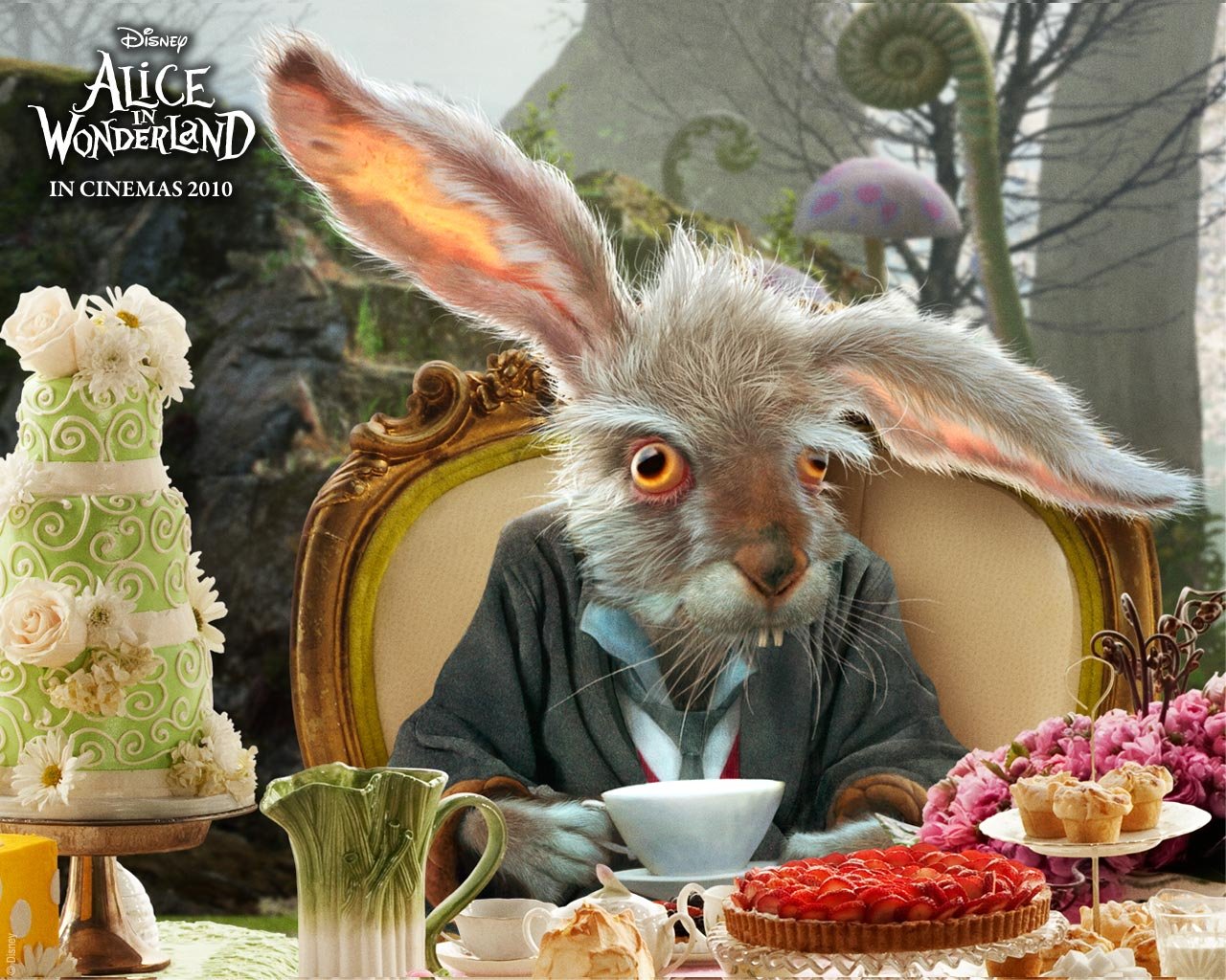 Movie Background Alice In Wonderland Wallpaper