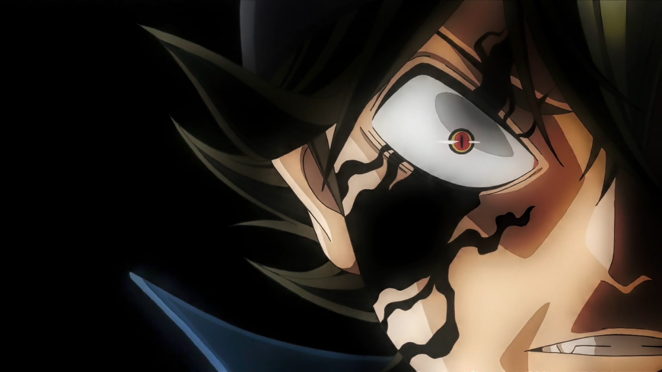 Wallpaper of Anime Asta Black Clover Demon background HD image