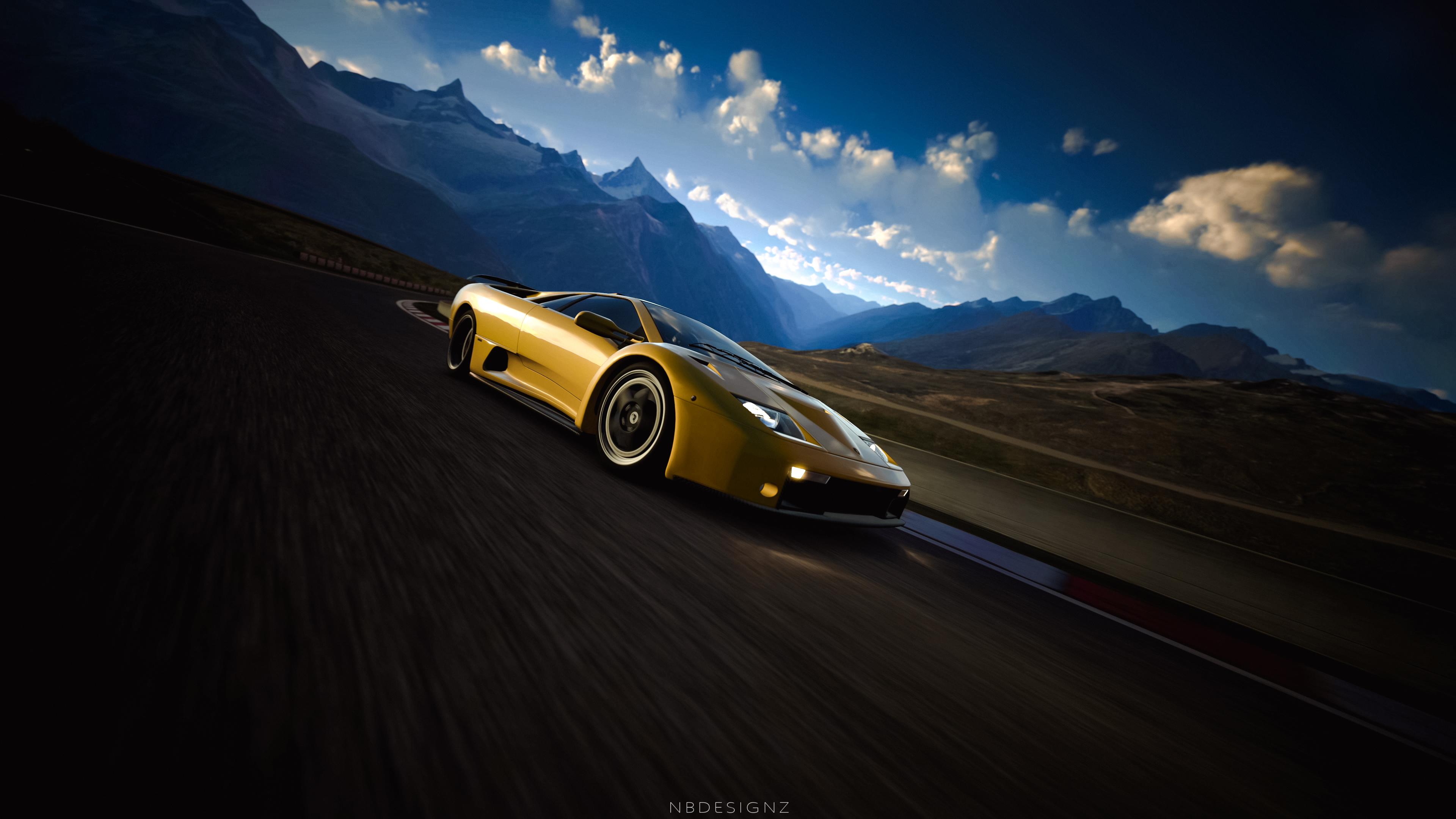 Lamborghini Diablo Gt Wallpaper HD Car