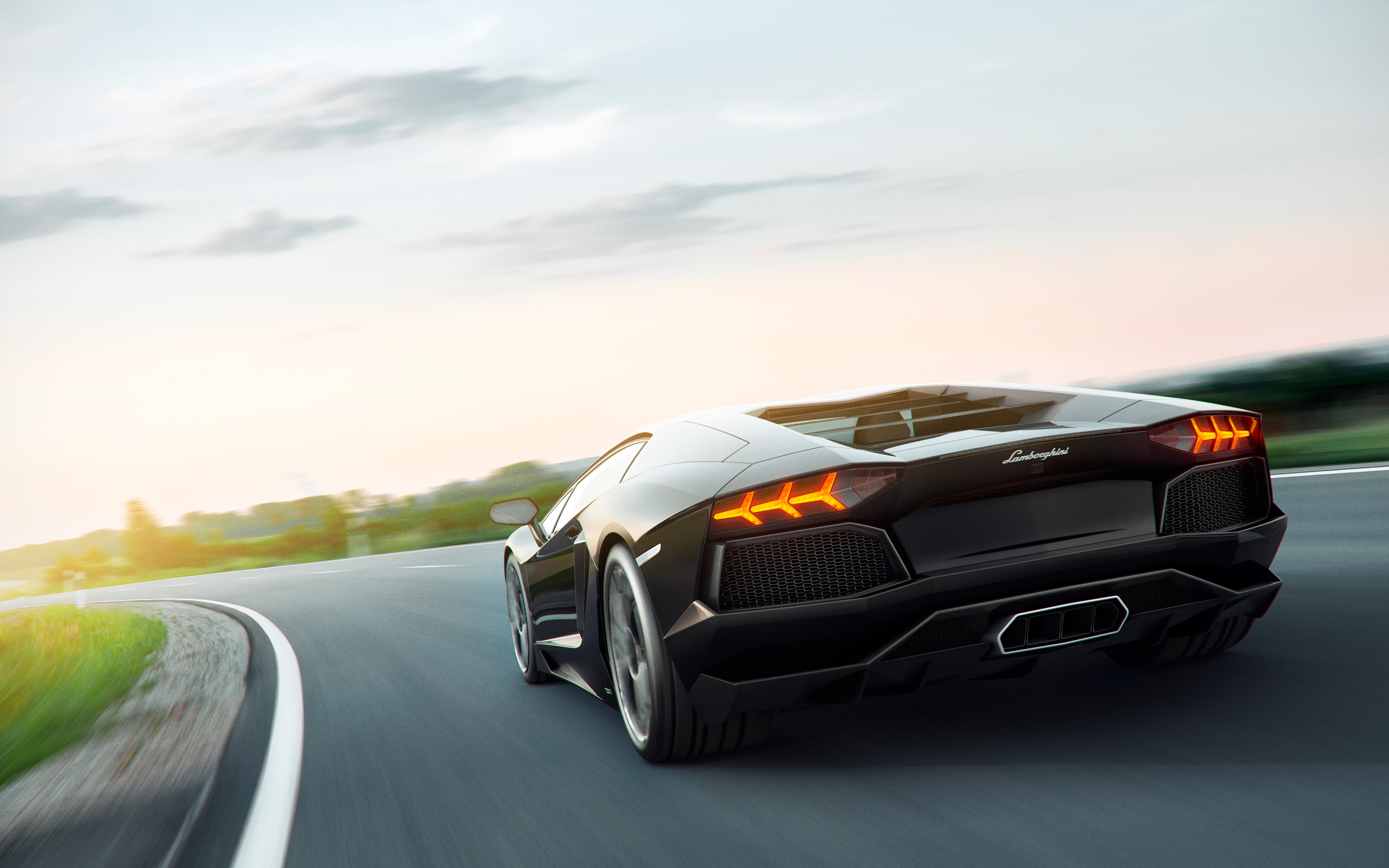 Lamborghini Aventador Art Wallpaper HD