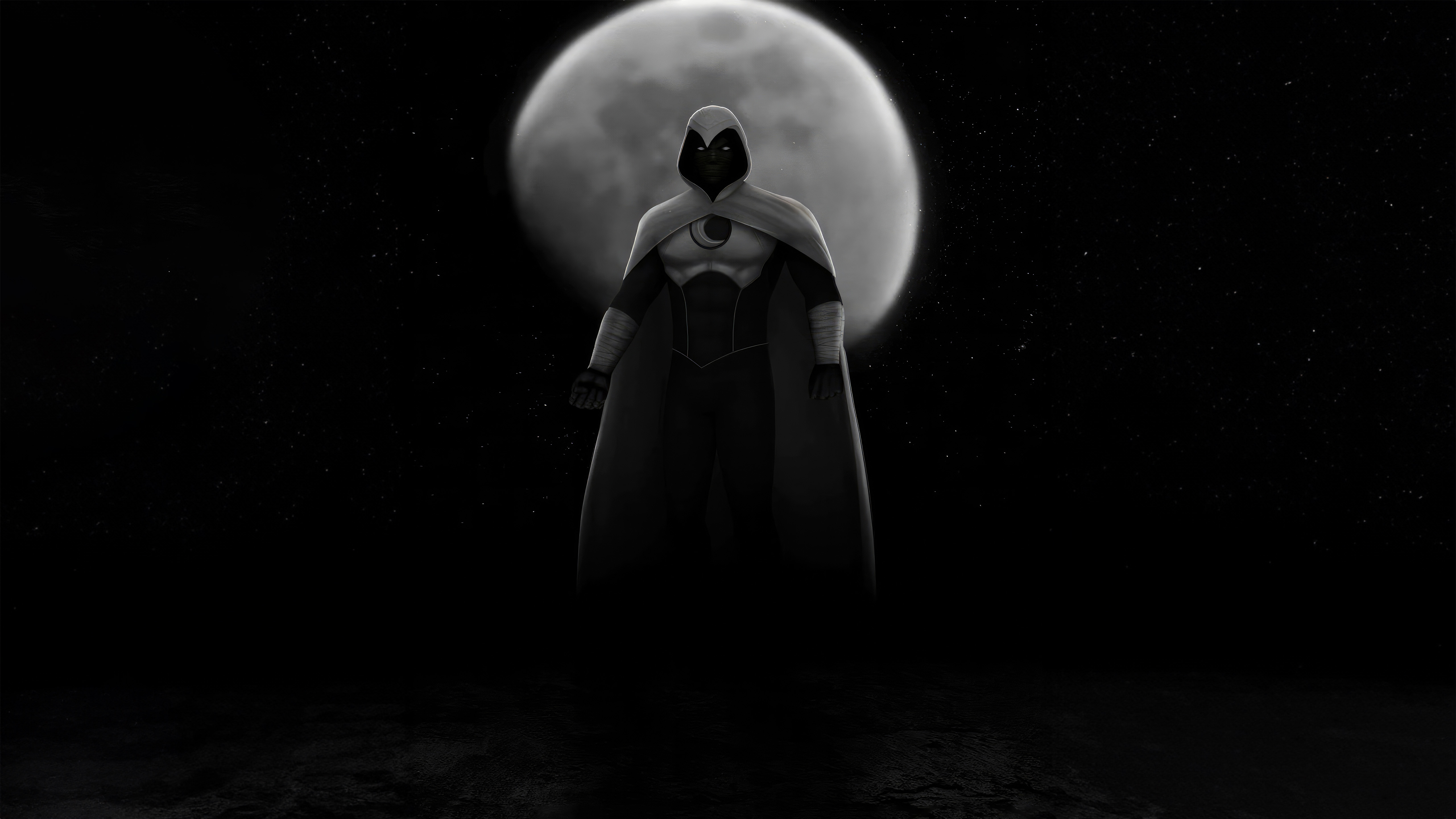 The Lunar Vigilance Moon Knight Wallpaper HD Superheroes 4k