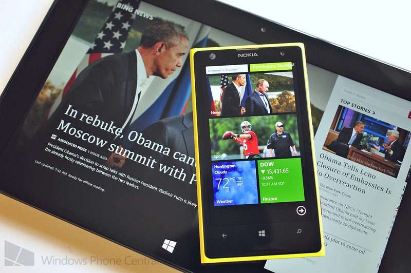 Microsoft Announces Bing Apps For Windows Phone Bringing News