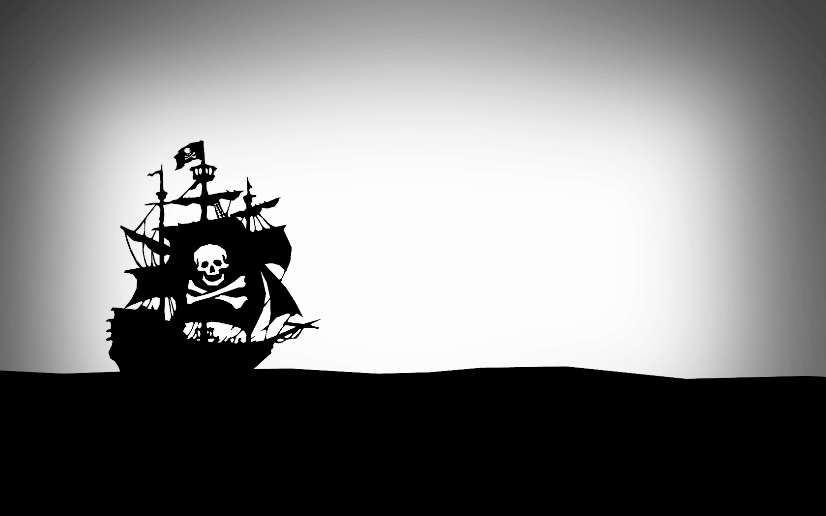 Pirate Ship Simple HD Pixel Popular Wallpaper