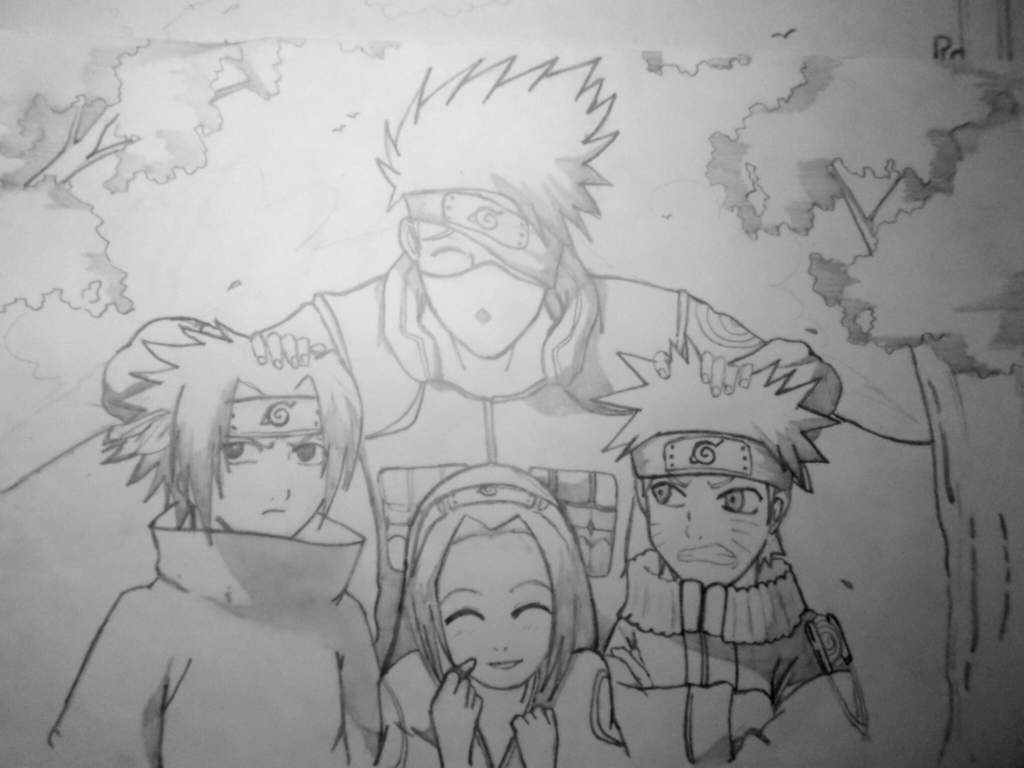 team 7 by ViivaVanity.deviantart.com on @DeviantArt | Naruto sketch drawing,  Naruto team 7, Naruto drawings