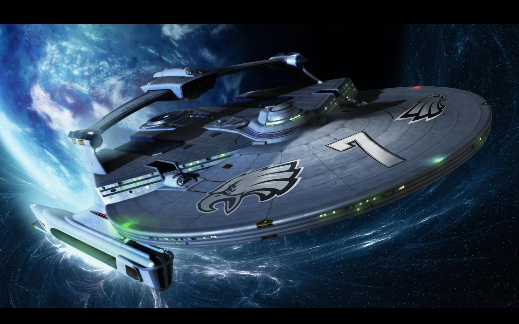Michael Vick Starship Image Created By Eagles Fan Mike Cessario