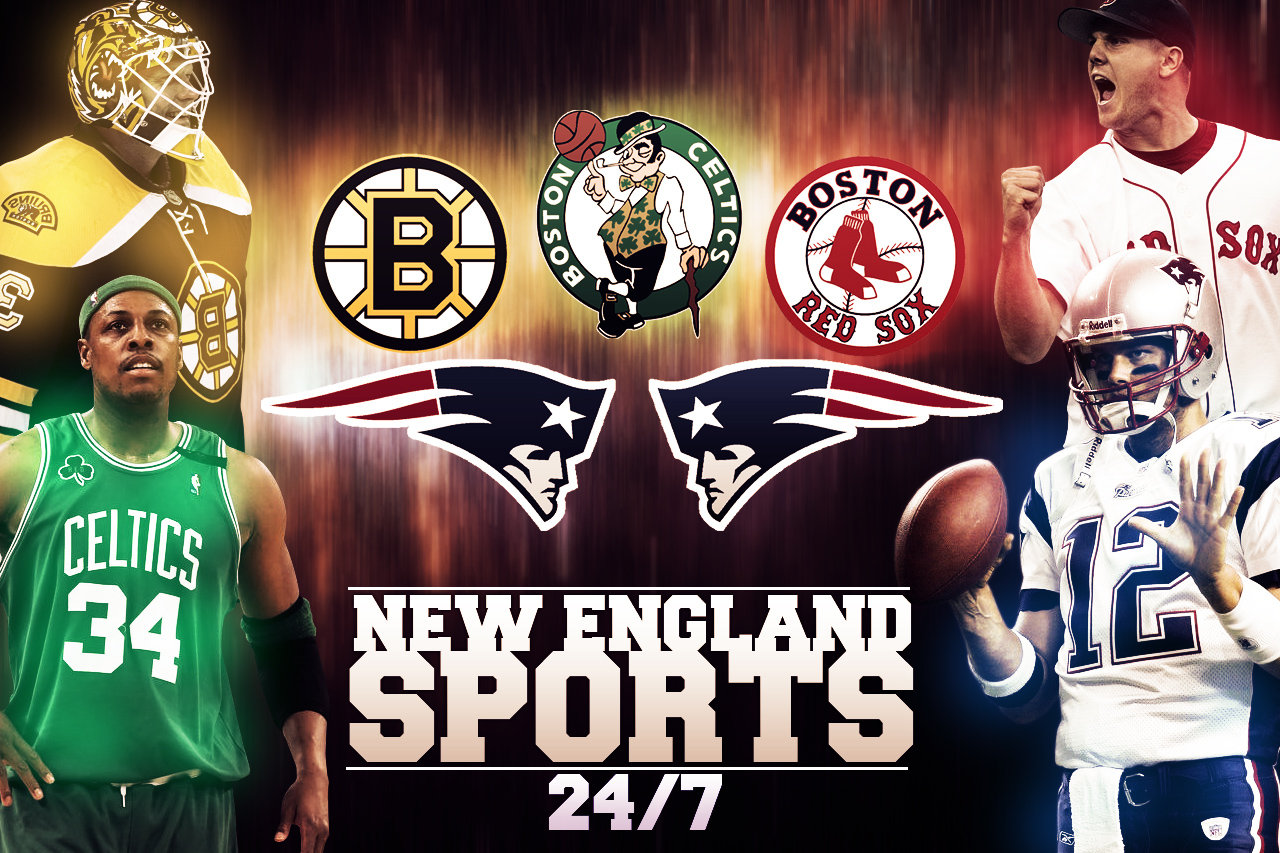 New England Sports Bg By Rjartwork