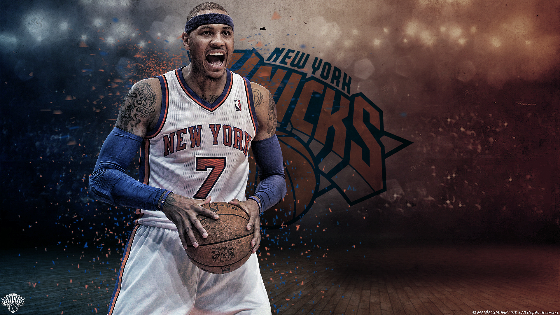 Carmelo Anthony Wallpaper by ManiaGraphic on