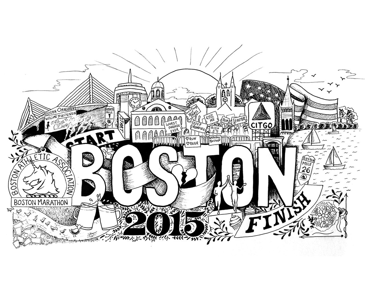Boston Marathon Desktop Wallpaper S Missfitznyc