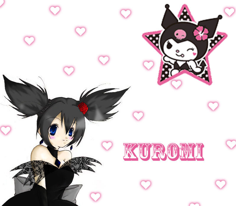 Wallpaper Kuromi And Hello Kitty