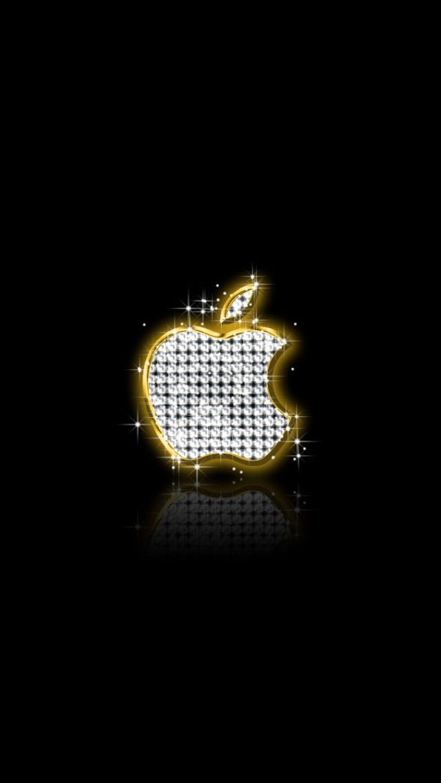 Apple Gold Diamonds iPhone And Plus HD Wallpaper
