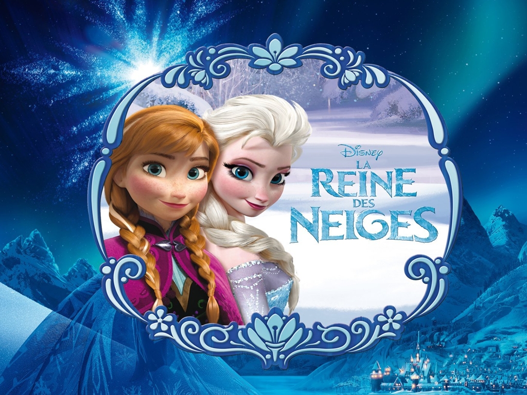 Elsa and Anna   Elsa and Anna Wallpaper 35890424 1024x768