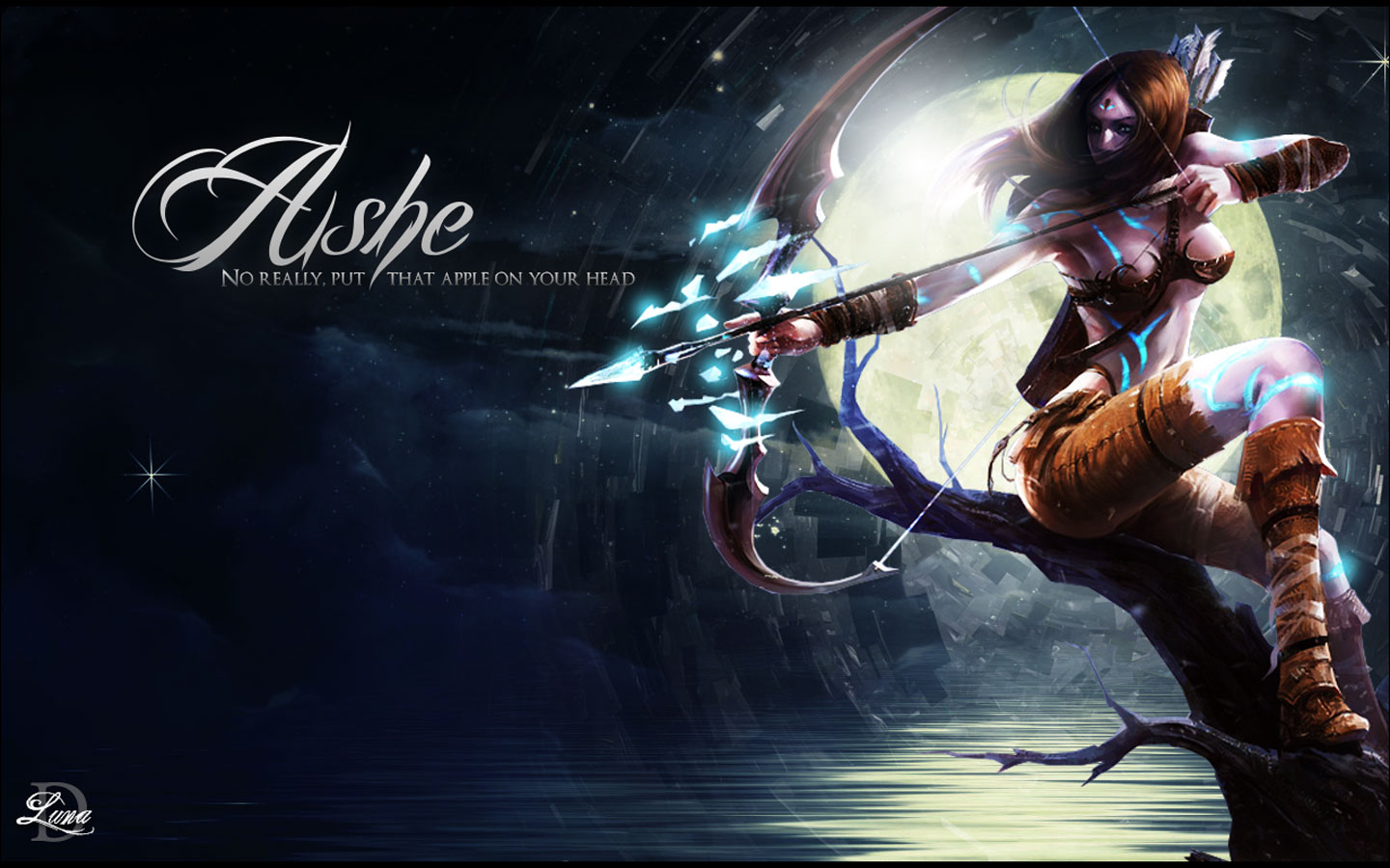 Games Wallpaper League Of Legends Woad Ashe