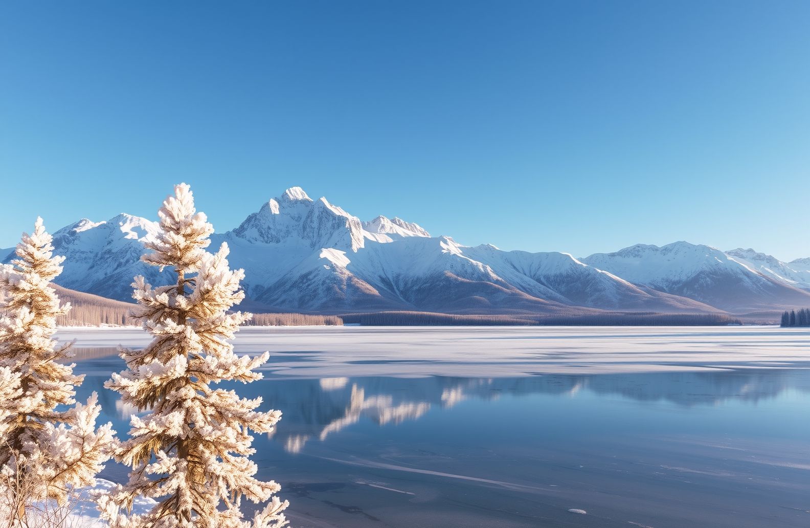 Winter Mountain Wallpaper