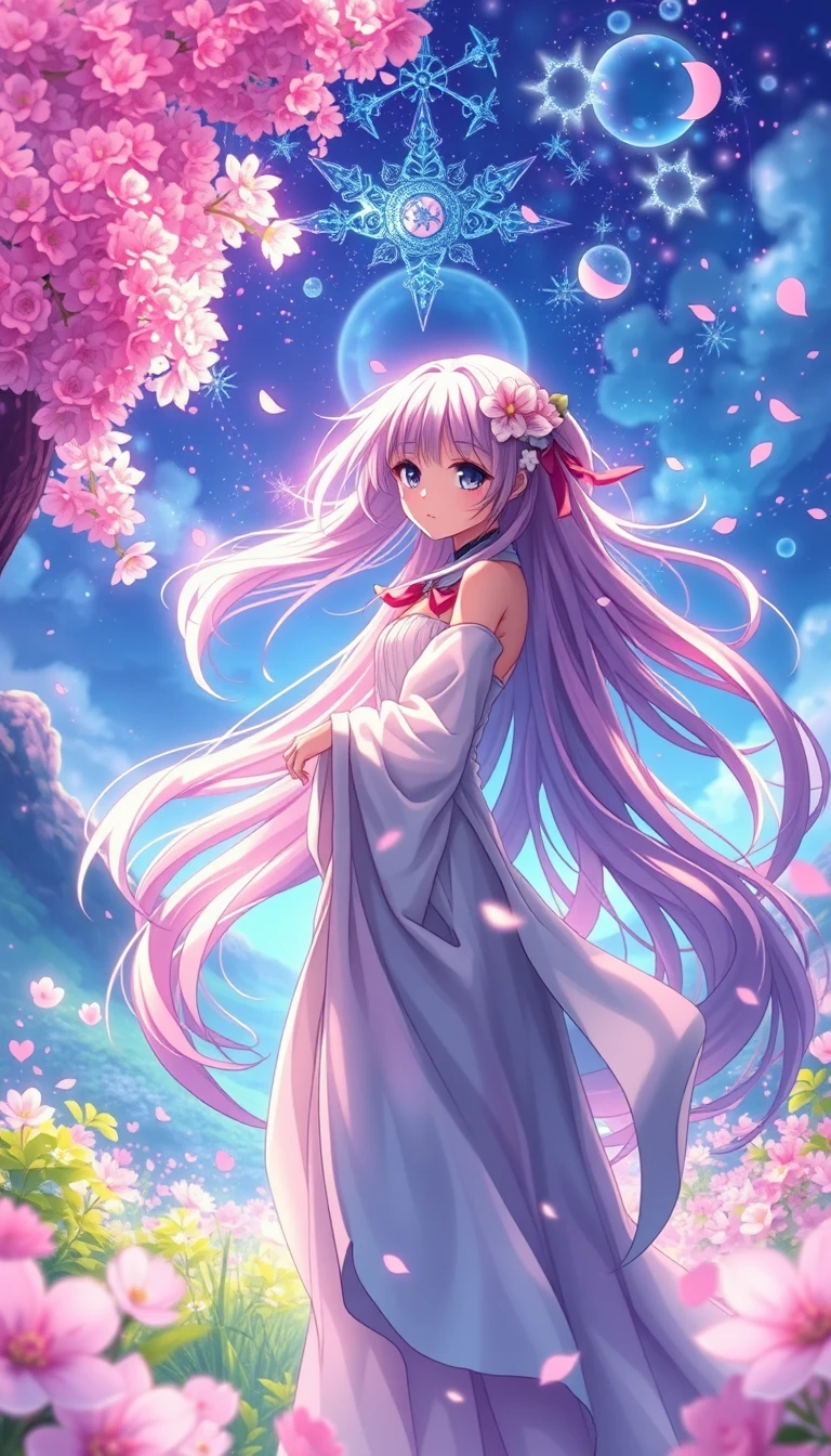 Beautiful Anime Girl Phone Wallpaper