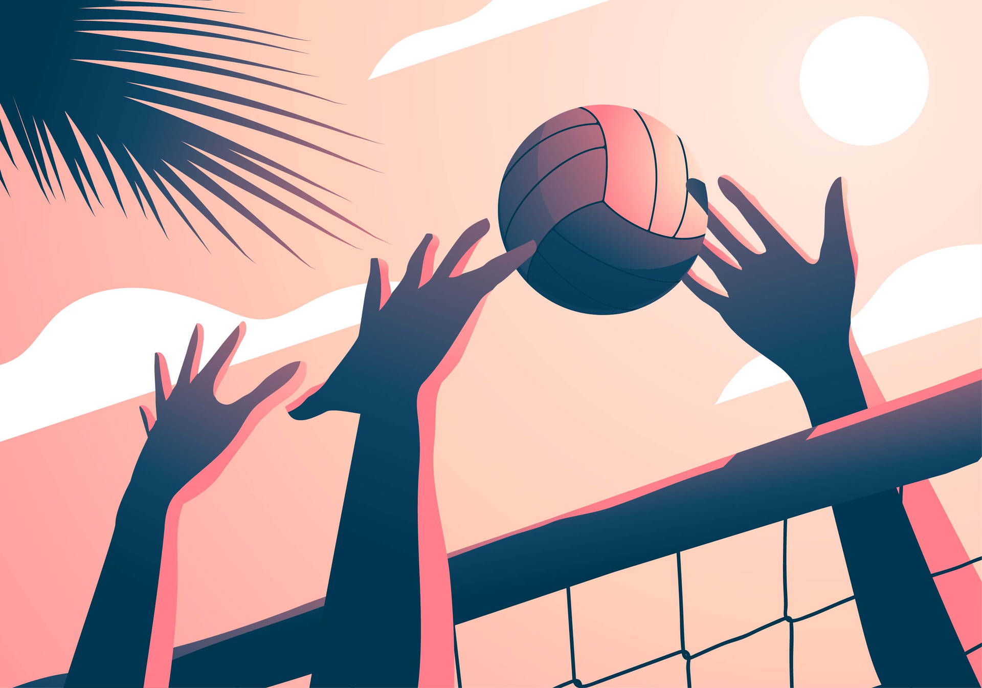 Volleyball Aesthetic Wallpaper