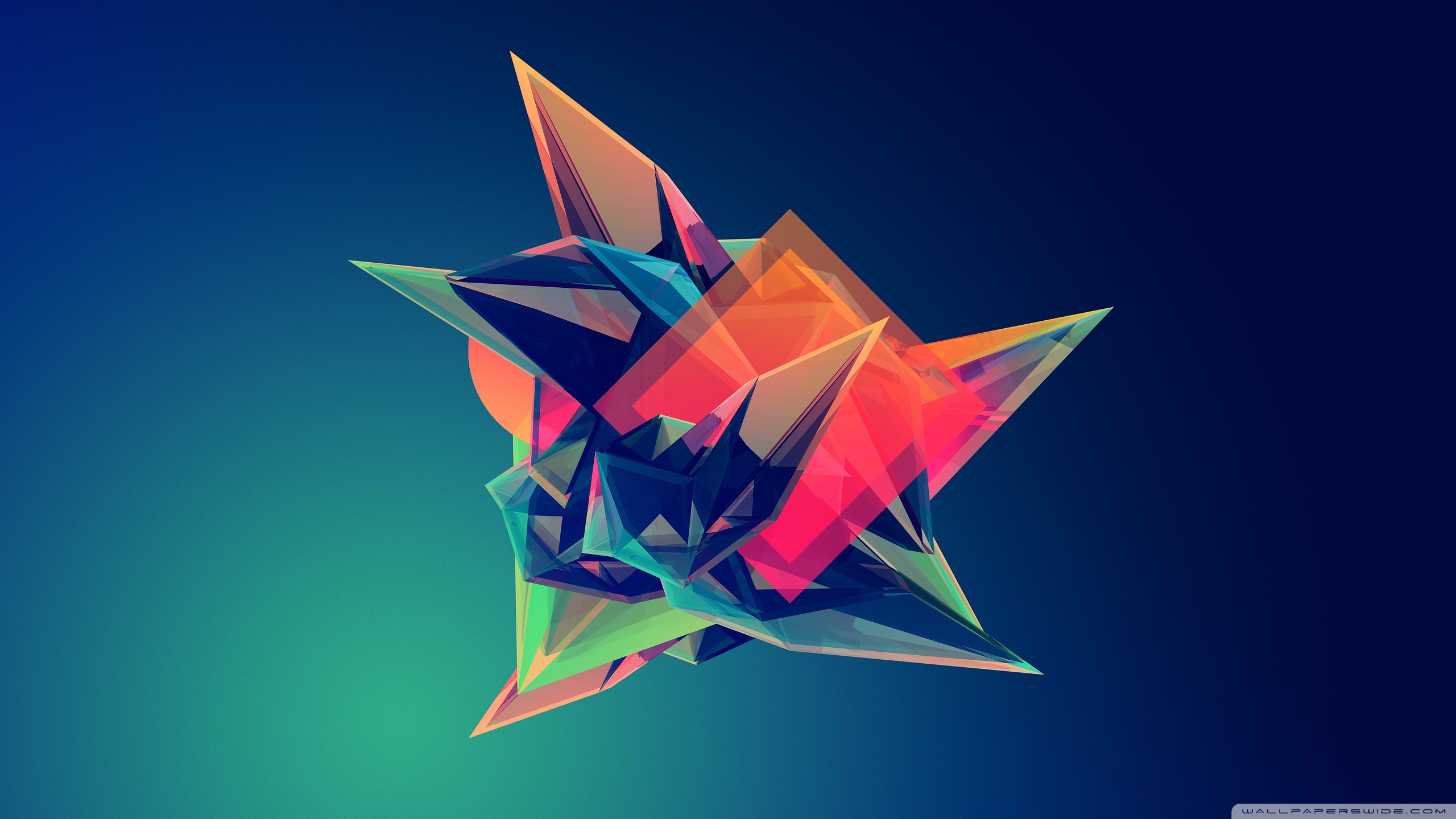 Facets Wallpaper HD Abstract