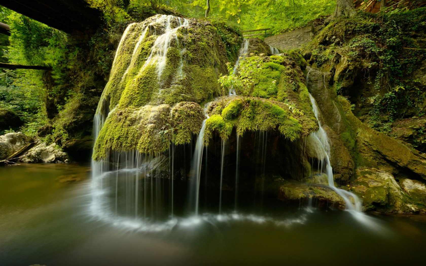 Cascade Waterfall Bigar Transylvania Romania Desktop