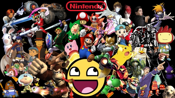 Nintendo Awesome Face Wallpaper