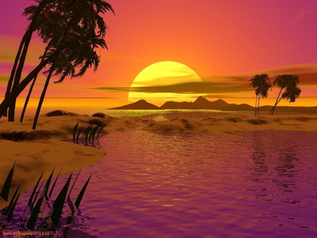 Wallpaper Background Beautiful Sunset For Desktop