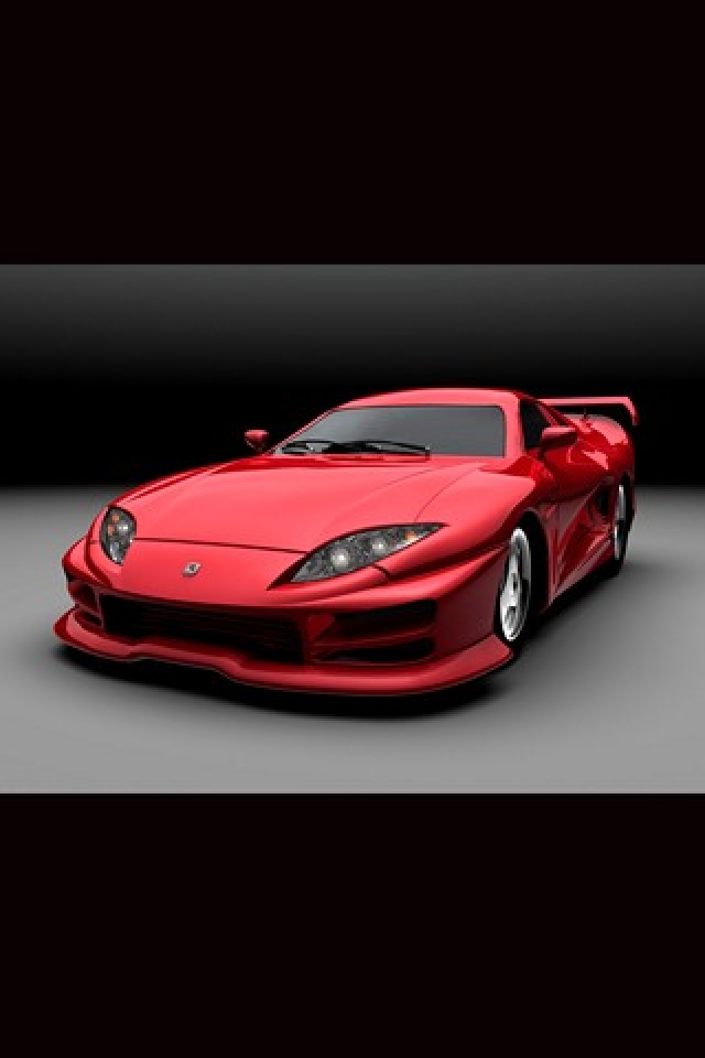 Red Sport Car iPhone Wallpaper HD Gallery