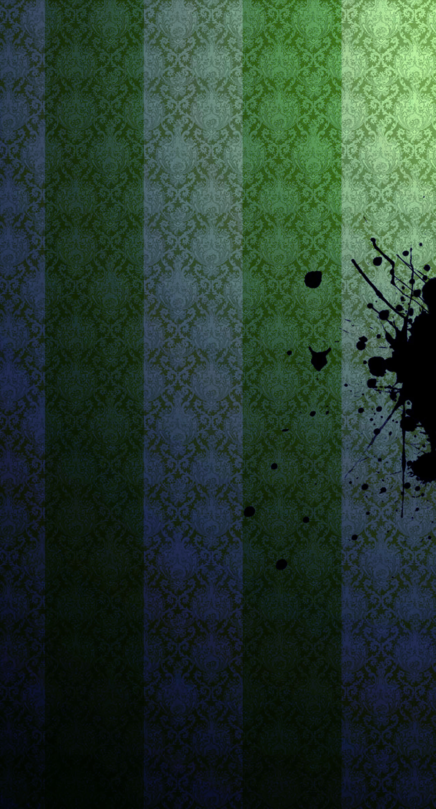 Pattern Stripe Green Black Wallpaper Sc iPhone7plus
