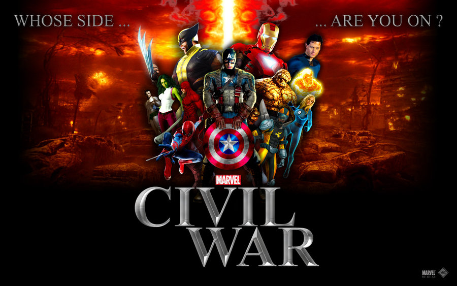 Artistic Marvel Civil War Wallpaper By Lesajt Drzhpv Wallpaper55