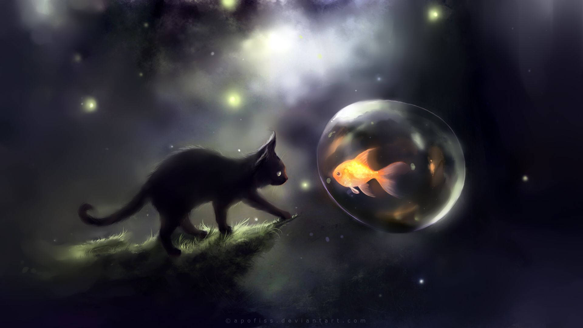 Cat Art Wallpaper