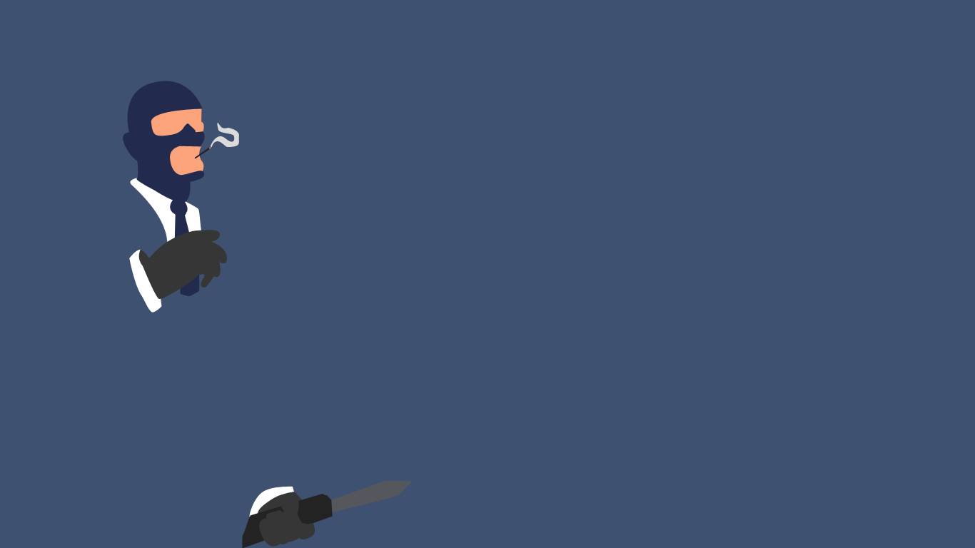 Spy Wallpaper A Minimalistic Team Fortress With The