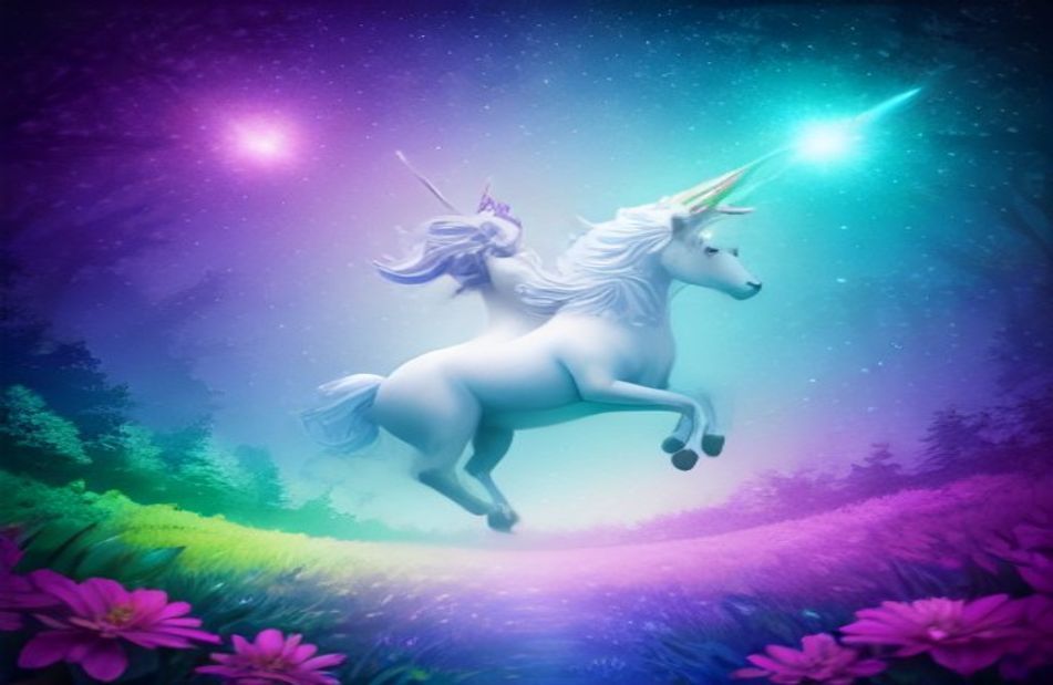 Cartoon Unicorn Wallpaper