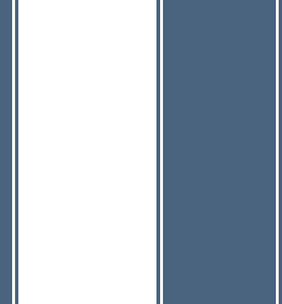 Extra Wide Blue White Stripe Wallpaper Sample   Contemporary