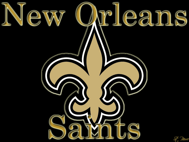 Saints Football Logo Wallpaper New orleans saints image 800x600