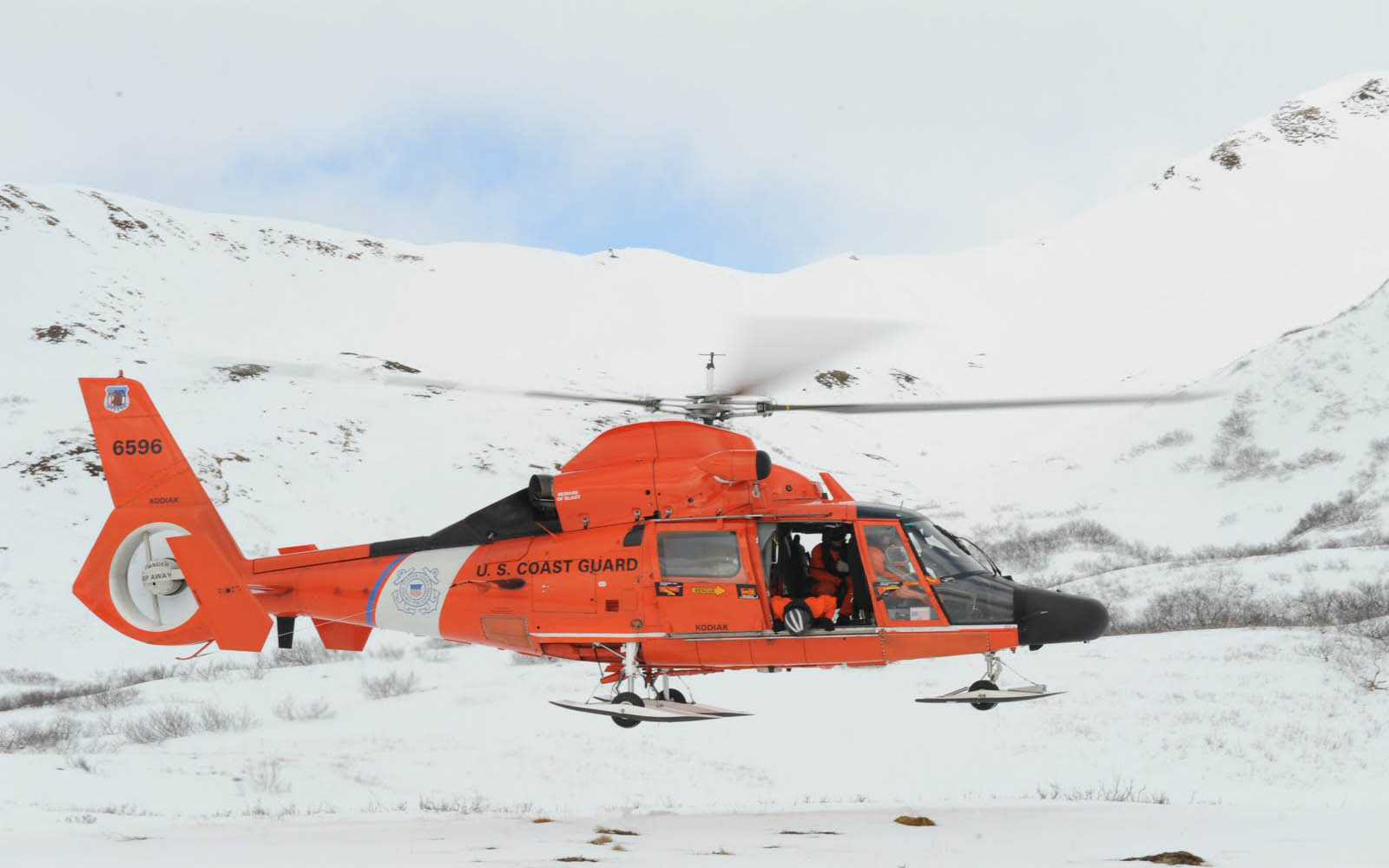 Hh Dolphin Us Coast Guard Helicopter Wallpaper