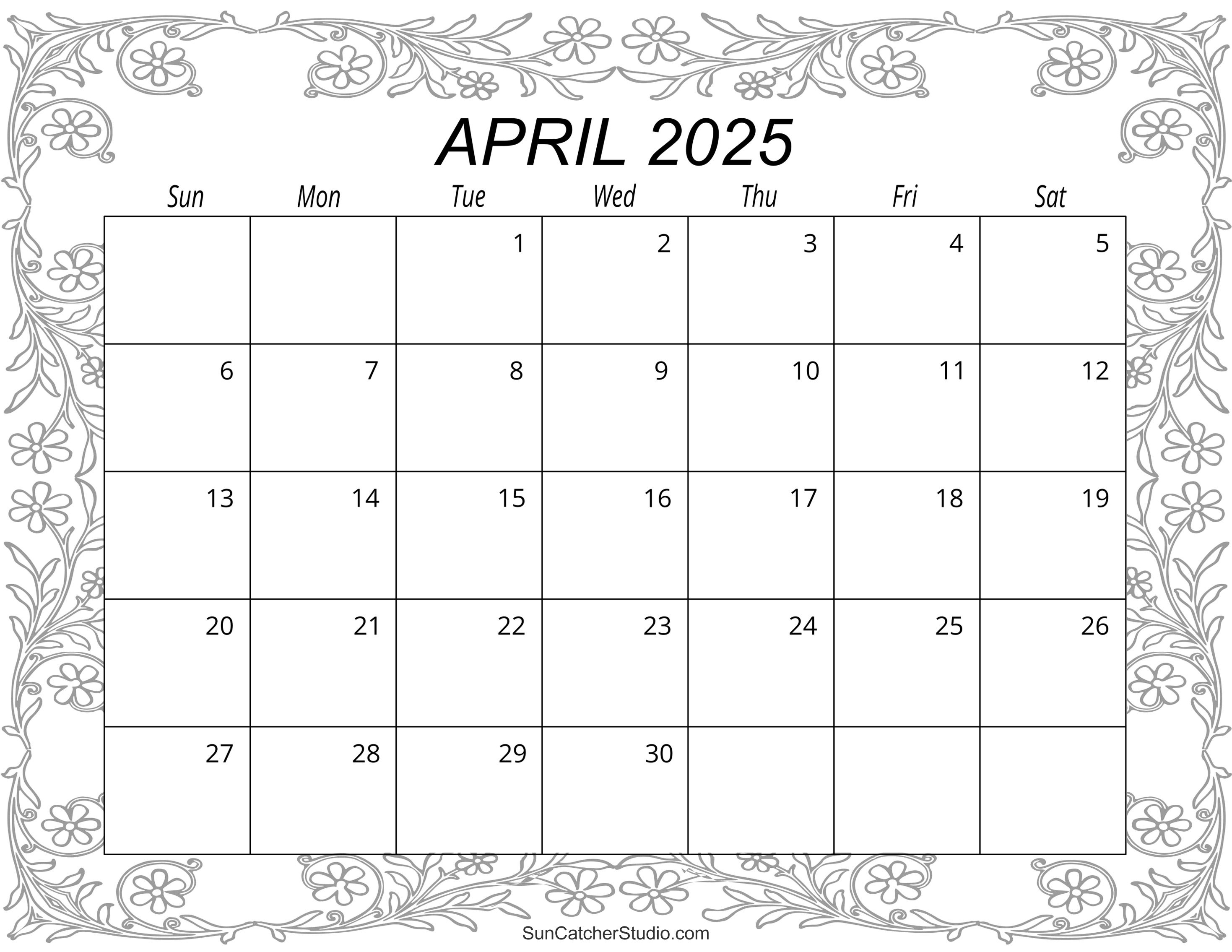 Calendar April Wallpaper