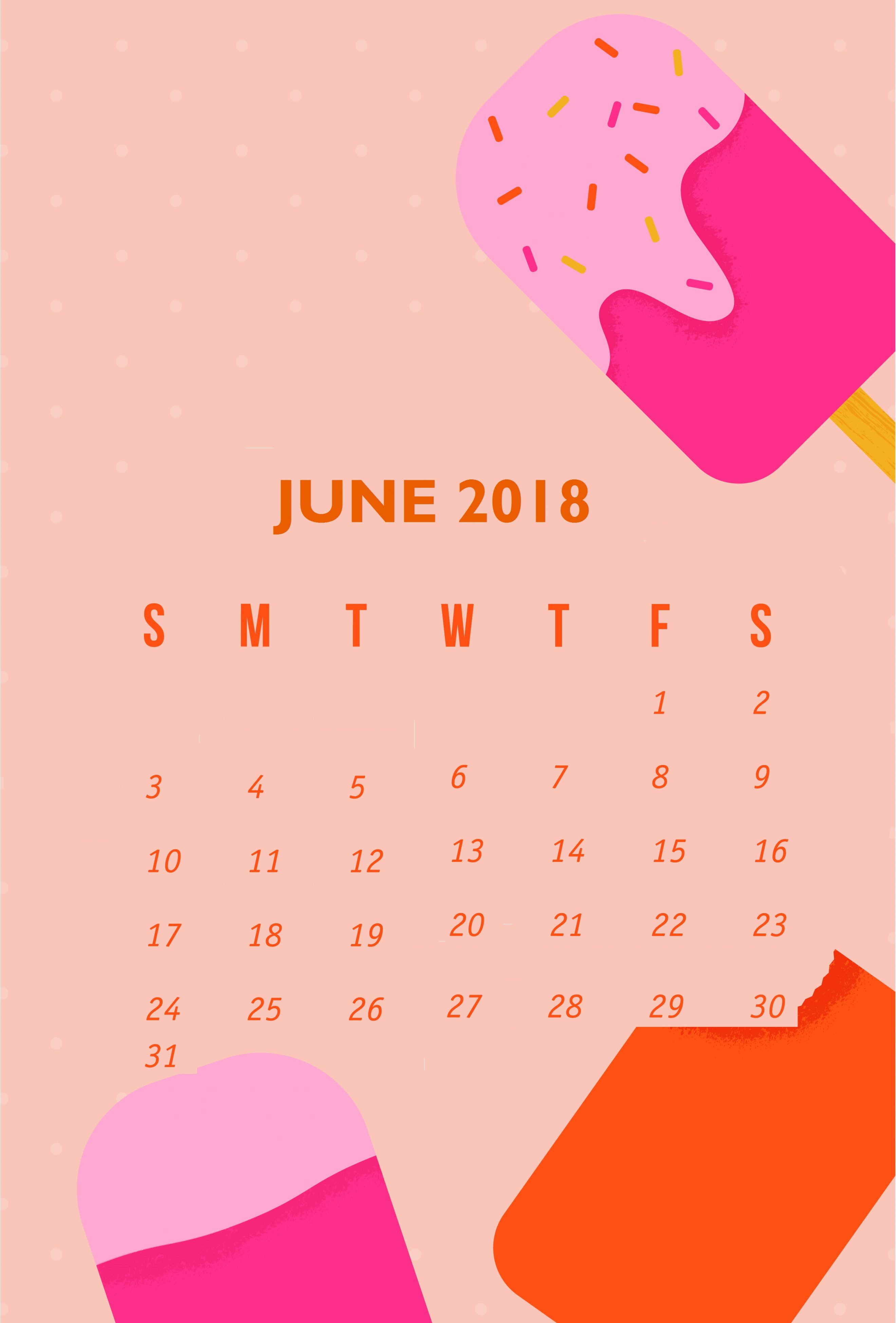 June Wallpaper Best Calendar Printable Pdf Template With